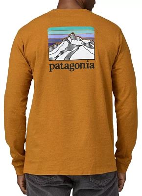 Patagonia Men's Line Logo Ridge Responsbilit-Tee Long Sleeve T-Shirt