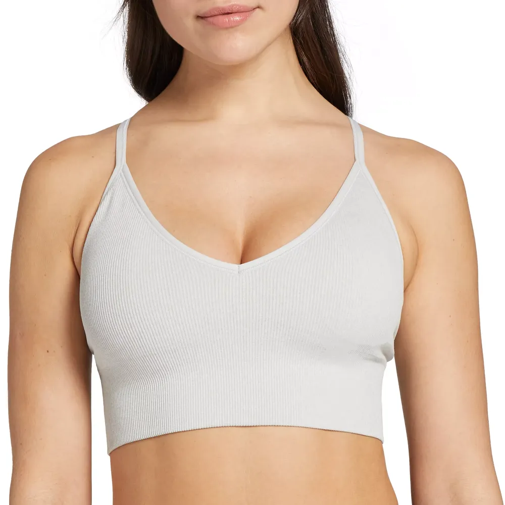 DSG Women's Seamless Fashion Ribbed Sports Bra