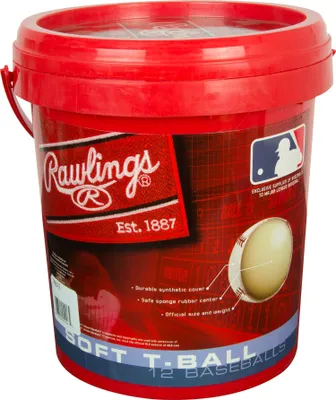Rawlings 1-Gallon Tee Ball Bucket - 12 Pack