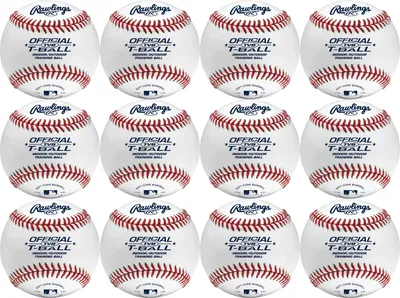 Rawlings Practice Tee Balls - 12 Pack