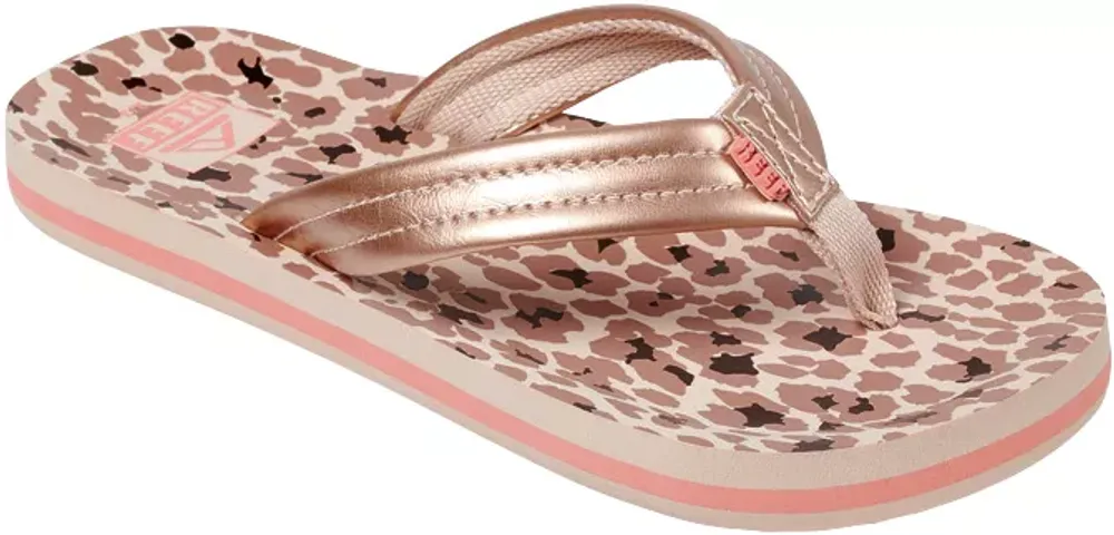 Reef Kids' Ahi Cheetah Flip Flops