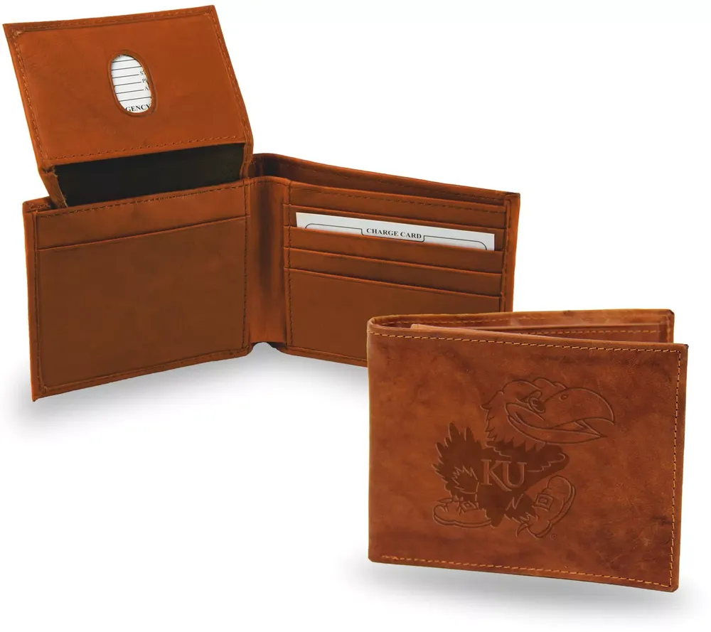 Rico Kansas Jayhawks Embossed Billfold Wallet