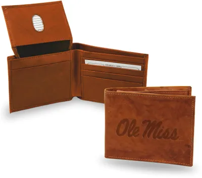 Rico Ole Miss Rebels Embossed Billfold Wallet