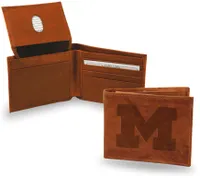 Rico Michigan Wolverines Embossed Billfold Wallet