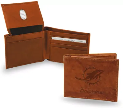 Rico Miami Dolphins Embossed Billfold Wallet