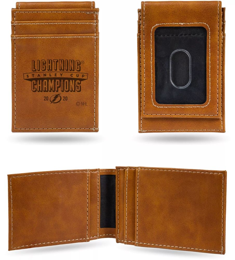 Texas Longhorns Laser Engraved Black Trifold Wallet