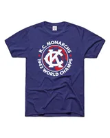 Charlie Hustle Kansas City Monarchs '42 Champs Navy T-Shirt