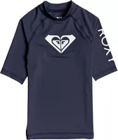 Roxy Girls' Wholehearted Short Sleeve Rashguard