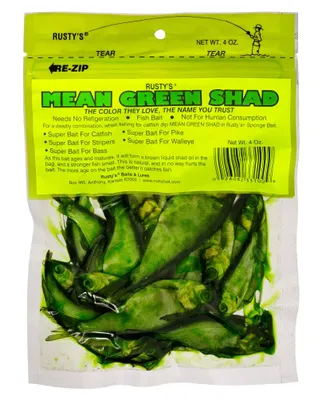 Rusty's Mean Green Shad Bait