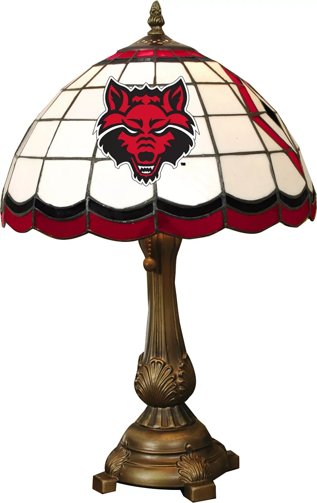 Memory Company Arkansas State Red Wolves Tiffany Table Lamp