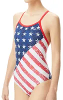 TYR Women's Star Spangled Diamondfit One Piece Swimsuit