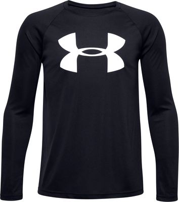 Under Armour Boys' UA Tech Big Logo Long Sleeve Shirt