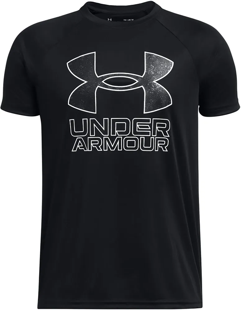 Under Armour Boys' Tech Hybrid Print Fill T-Shirt