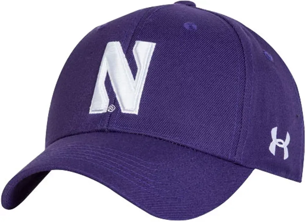 Under Armour Men's Northwestern Wildcats Purple Adjustable Hat