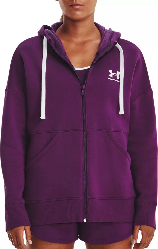 Under Armour Rival Terry Left Chest Full Zip Hoodie