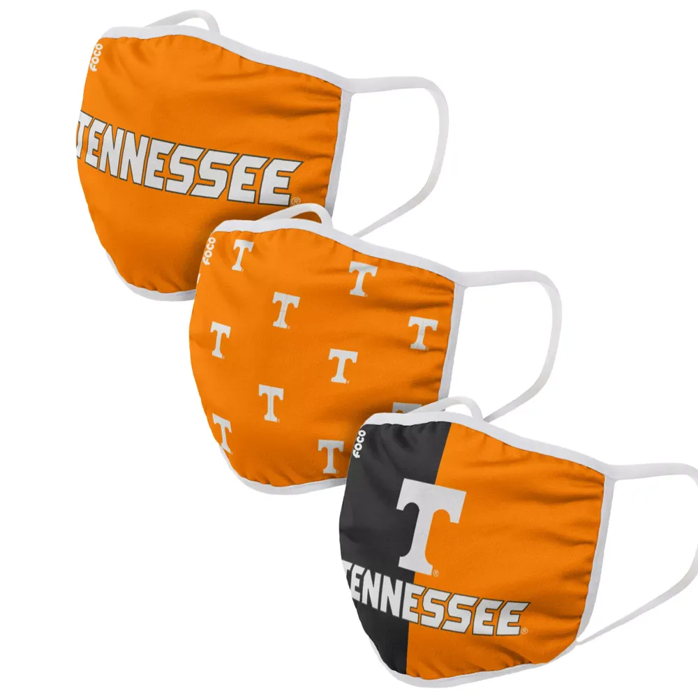 FOCO Adult Tennessee Volunteers 3-Pack Face Coverings