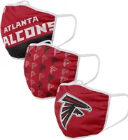 FOCO Youth Atlanta Falcons 3-Pack Face Coverings