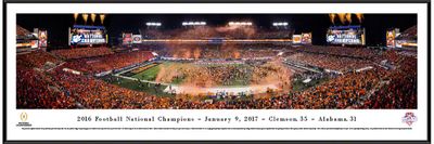 Blakeway Panoramas Clemson Tigers Standard Frame