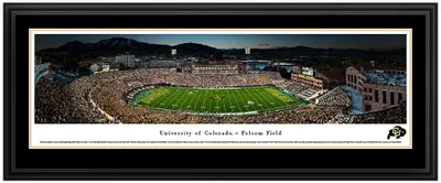 Blakeway Panoramas Colorado Buffaloes Double Mat Deluxe Frame