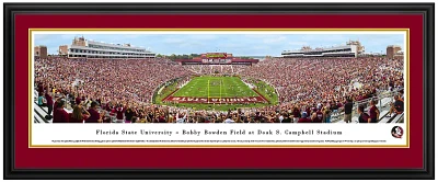 Blakeway Panoramas Florida State Seminoles Double Mat Deluxe Frame