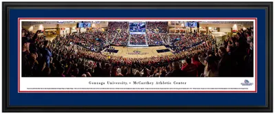 Blakeway Panoramas Gonzaga Bulldogs Double Mat Deluxe Frame