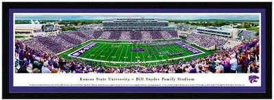 Blakeway Panoramas Kansas State Wildcats Single Mat Select Frame