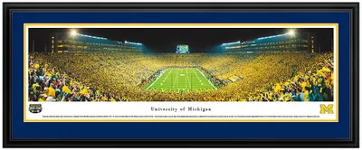 Blakeway Panoramas Michigan Wolverines Double Mat Deluxe Frame