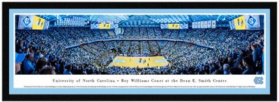 Blakeway Panoramas North Carolina Tar Heels Single Mat Select Frame