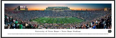 Blakeway Panoramas Notre Dame Fighting Irish Standard Frame