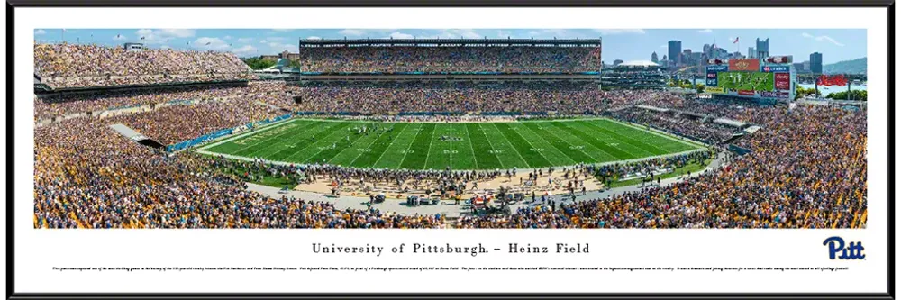 Blakeway Panoramas Pitt Panthers Standard Frame