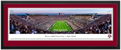 Blakeway Panoramas Texas A&M Aggies Double Mat Deluxe Frame