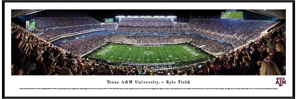 Blakeway Panoramas Texas A&M Aggies Standard Frame