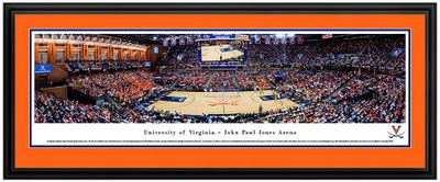 Blakeway Panoramas Virginia Cavaliers Double Mat Deluxe Frame