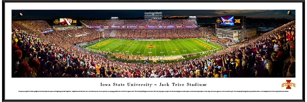 Blakeway Panoramas Iowa State Cyclones Standard Frame