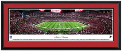 Blakeway Panoramas Atlanta Falcons Double Mat Deluxe Frame