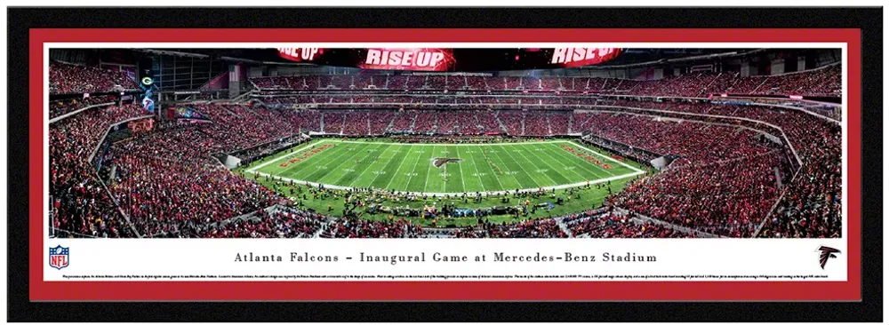 Blakeway Panoramas Atlanta Falcons Single Mat Select Frame