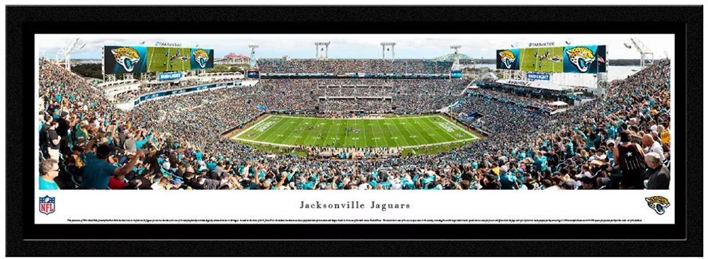 Blakeway Panoramas Jacksonville Jaguars Single Mat Select Frame