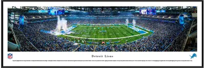 Blakeway Panoramas Detroit Lions Standard Frame