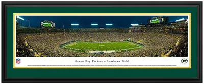 Blakeway Panoramas Green Bay Packers Double Mat Deluxe Frame
