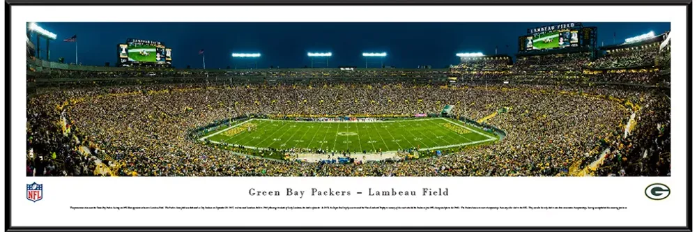 Blakeway Panoramas Green Bay Packers Standard Frame
