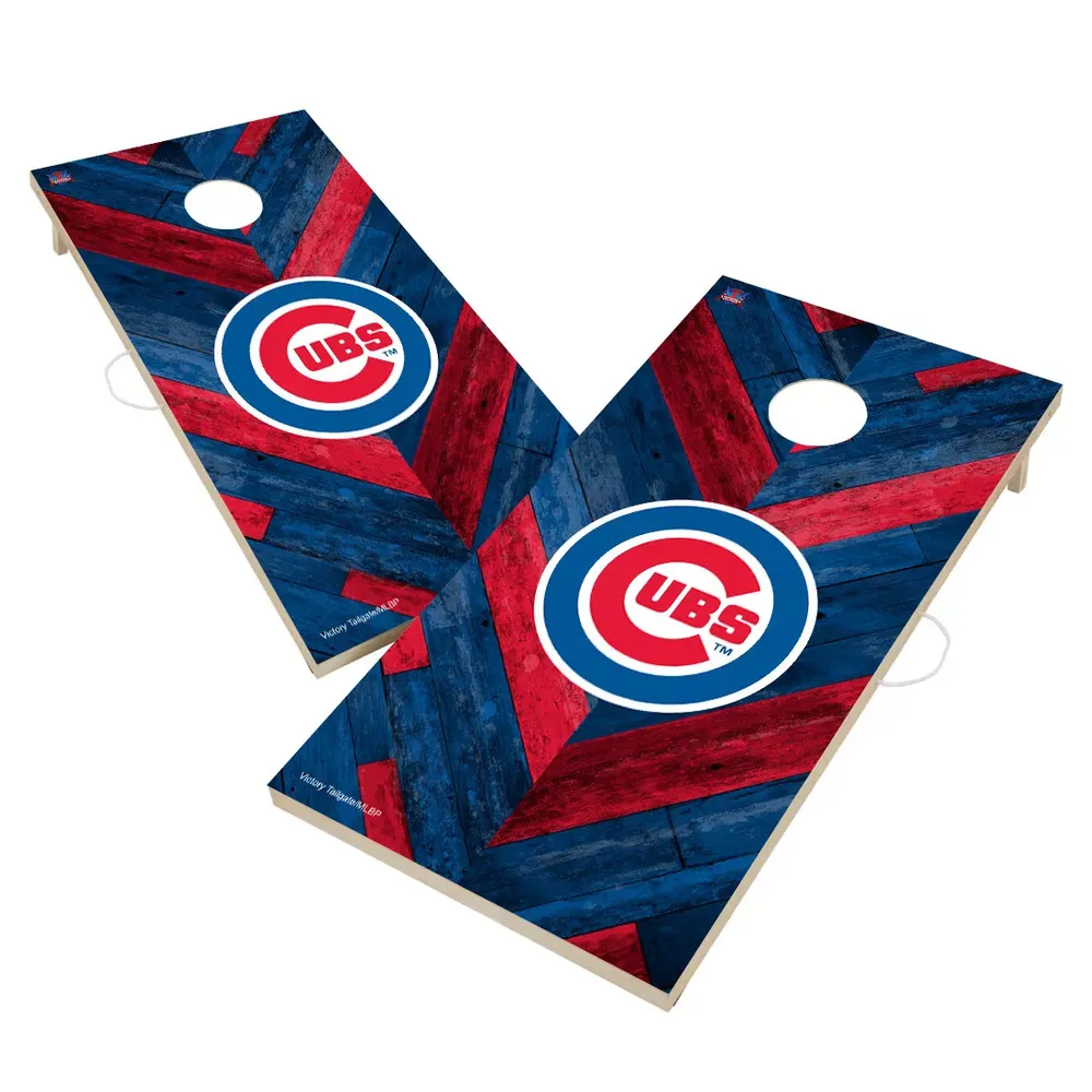 Victory Tailgate Chicago Cubs 2' x 4' Solid Wood Cornhole Boards