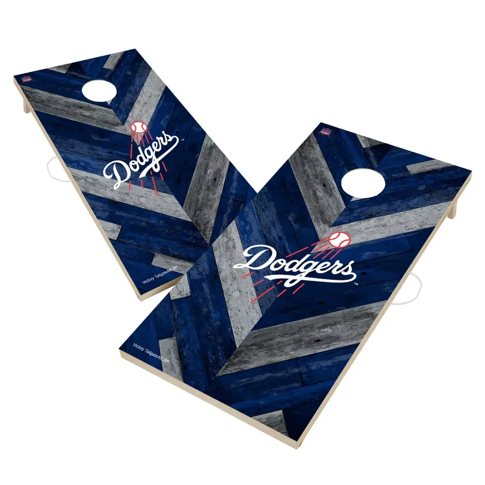 Victory Tailgate Los Angeles Dodgers 2' x 4' Solid Wood Cornhole Boards