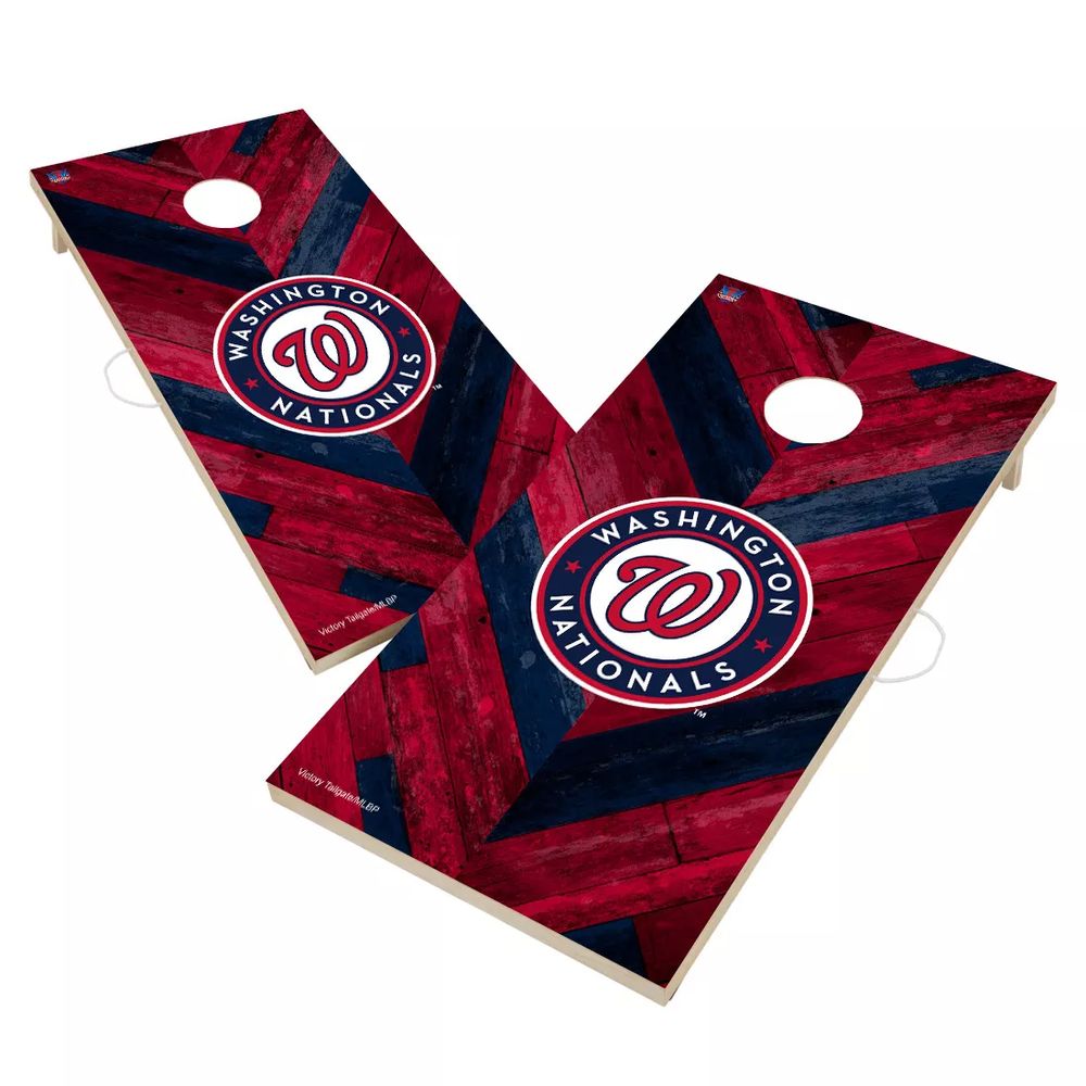 Victory Tailgate Washington Nationals 2' x 4' Solid Wood Cornhole Boards