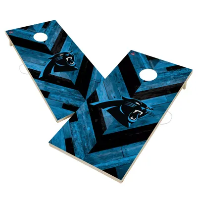 Victory Tailgate Carolina Panthers 2' x 4' Solid Wood Cornhole Boards