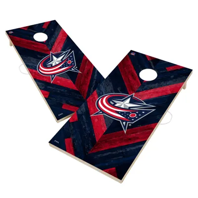 Victory Tailgate Columbus Blue Jackets 2' x 4' Solid Wood Cornhole Boards