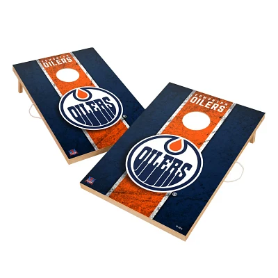 Victory Tailgate Edmonton Oilers 2' x 3' Solid Wood Cornhole Boards