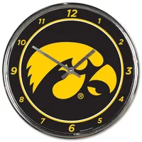 WinCraft Iowa Hawkeyes Chrome Clock