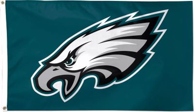 Philadelphia Eagles Throwback Team Flag Wooden Sign