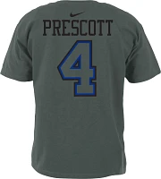 Nike Men's Dallas Cowboys Dak Prescott #4 Logo Anthracite T-Shirt