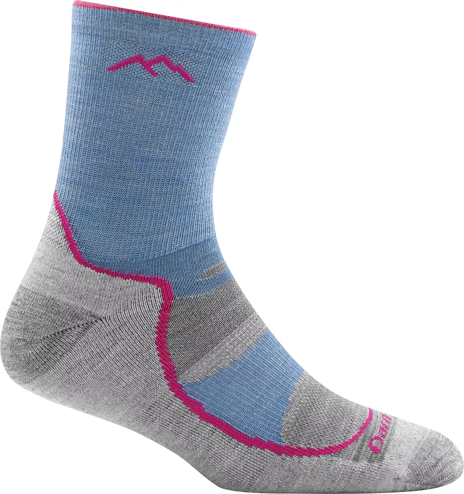 Darn Tough Girls' Light Hiker Cushioned Micro Crew Socks